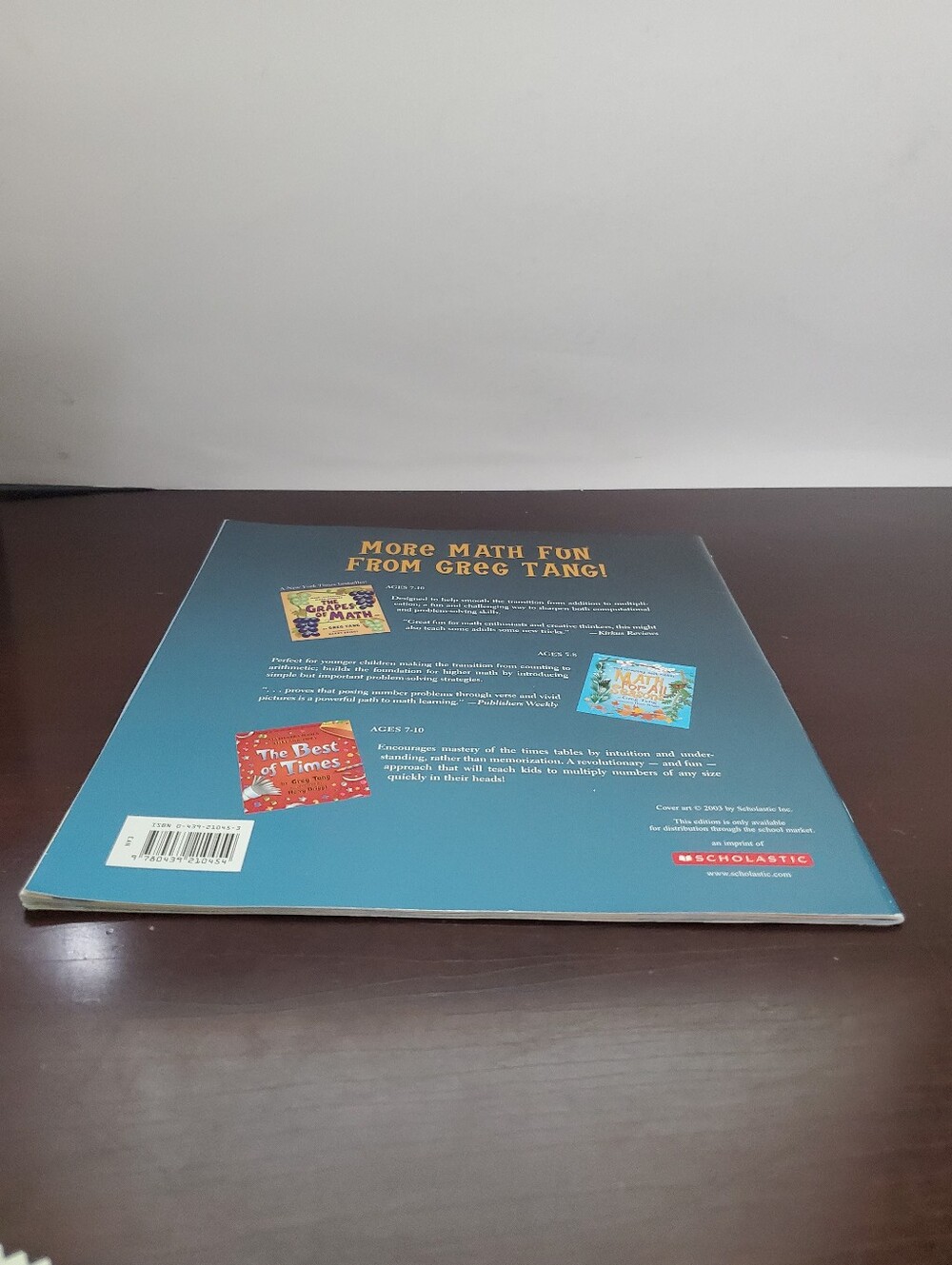 Mind Stretching Math Riddles Math Appeal — By Greg Tang Paperback Preowned - Picture 3 of 6